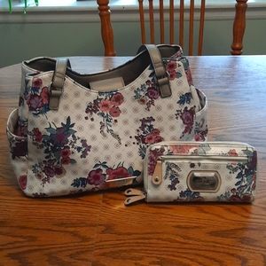 Matching Floral Purse and Wallet